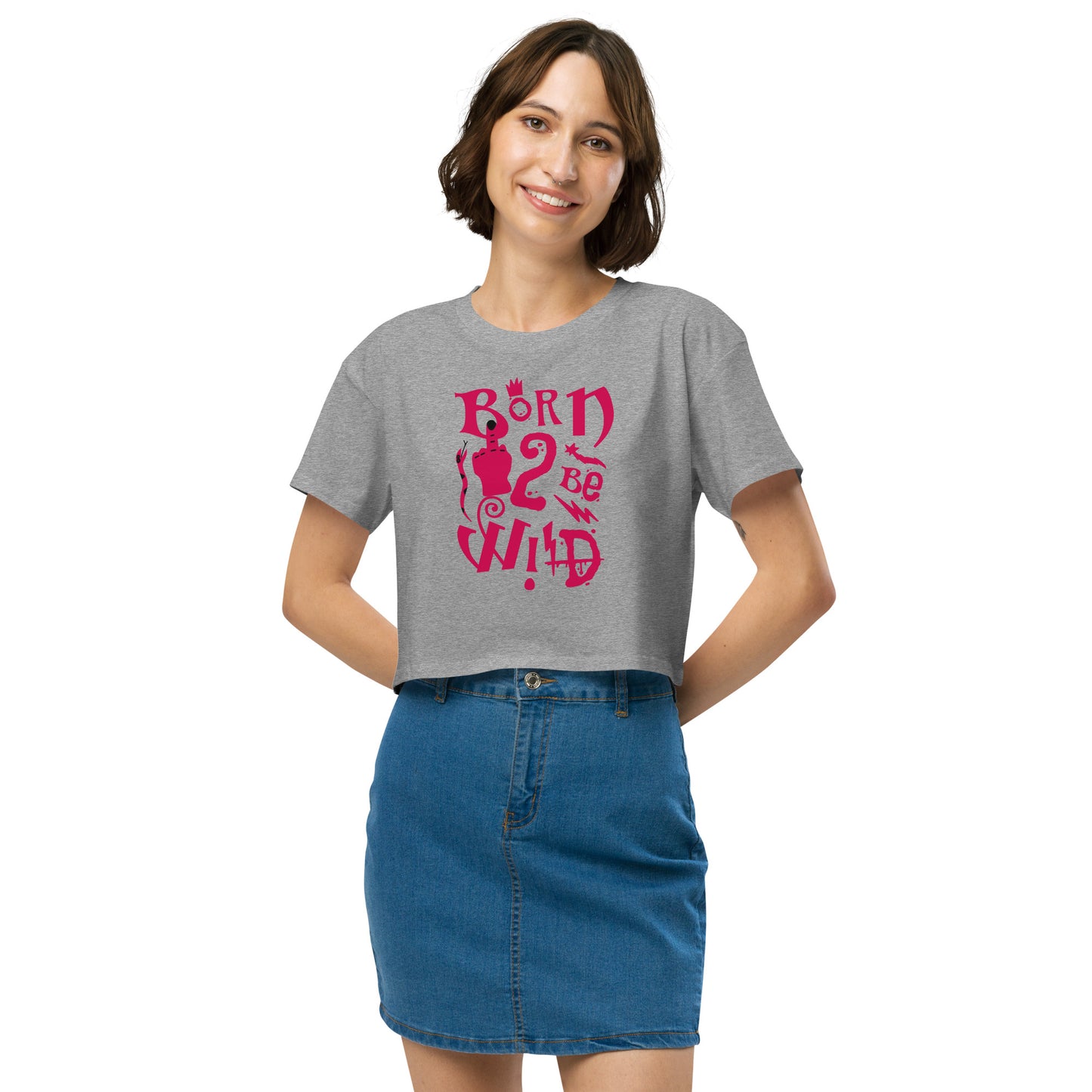 Born to Be Wild Women’s Crop Top