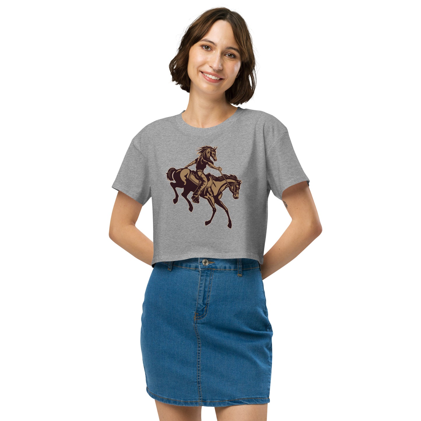 Horse-Man Women’s Crop Top