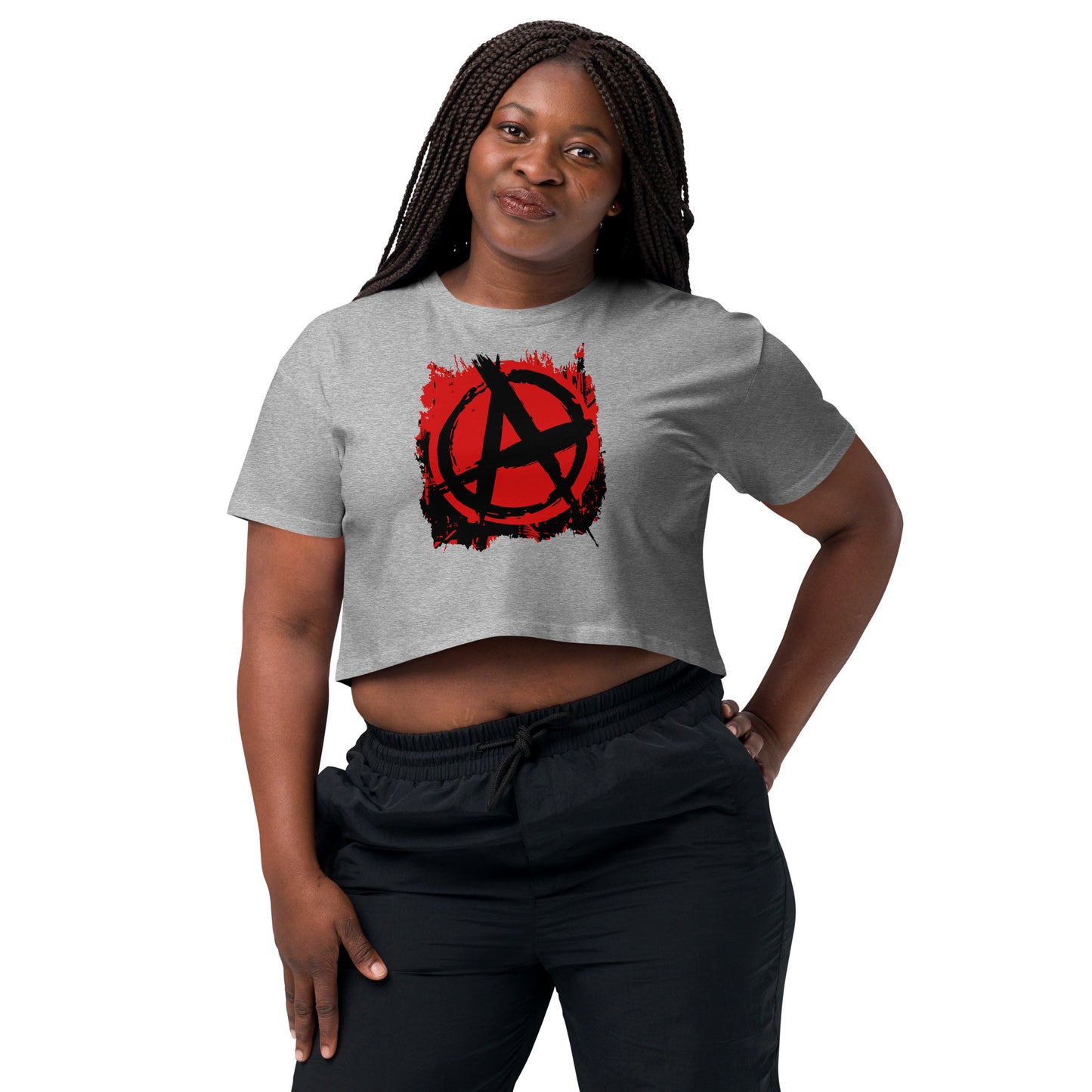 Anarchy Graffiti Women’s Crop Top