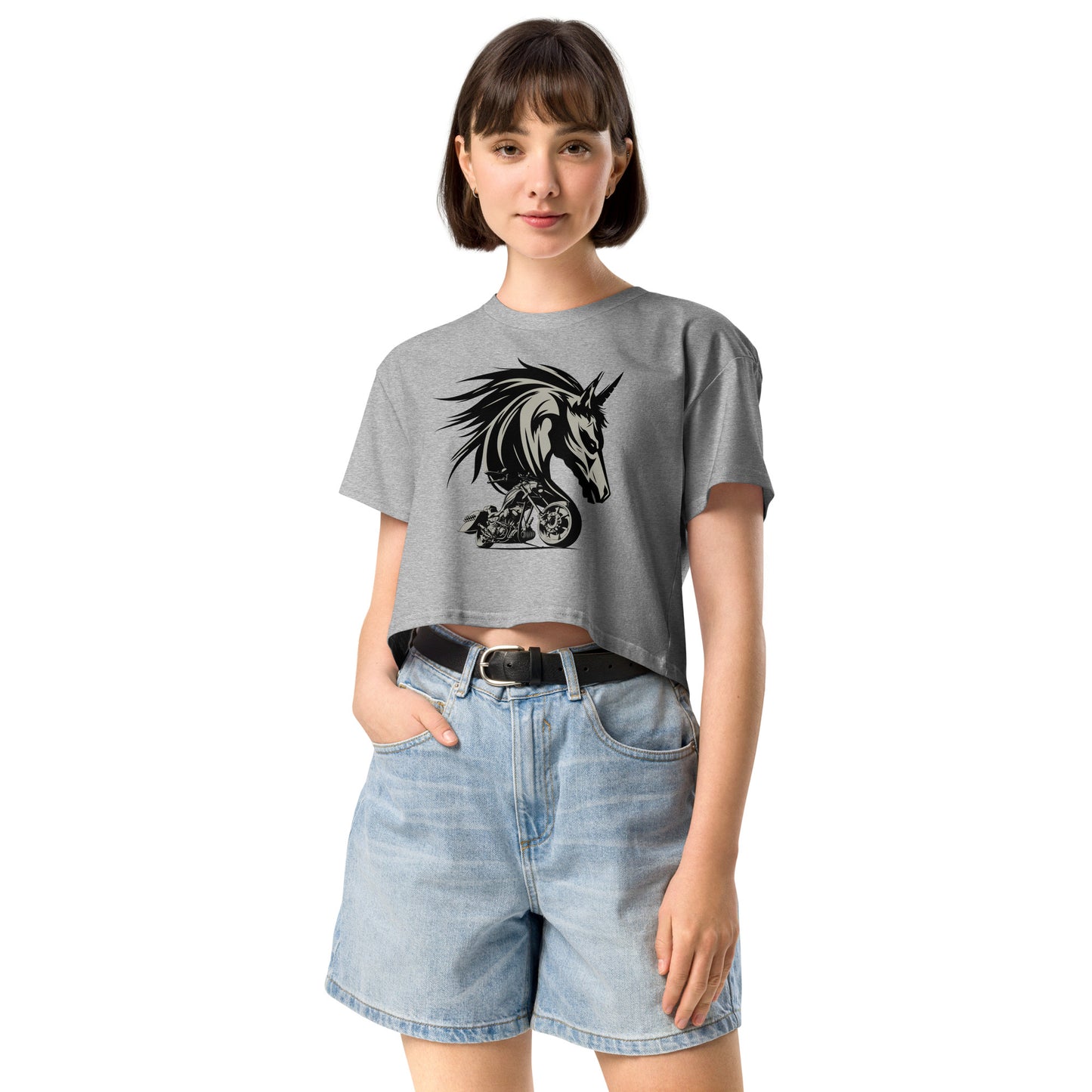 Spirit of a Steel Horse Women’s Crop Top