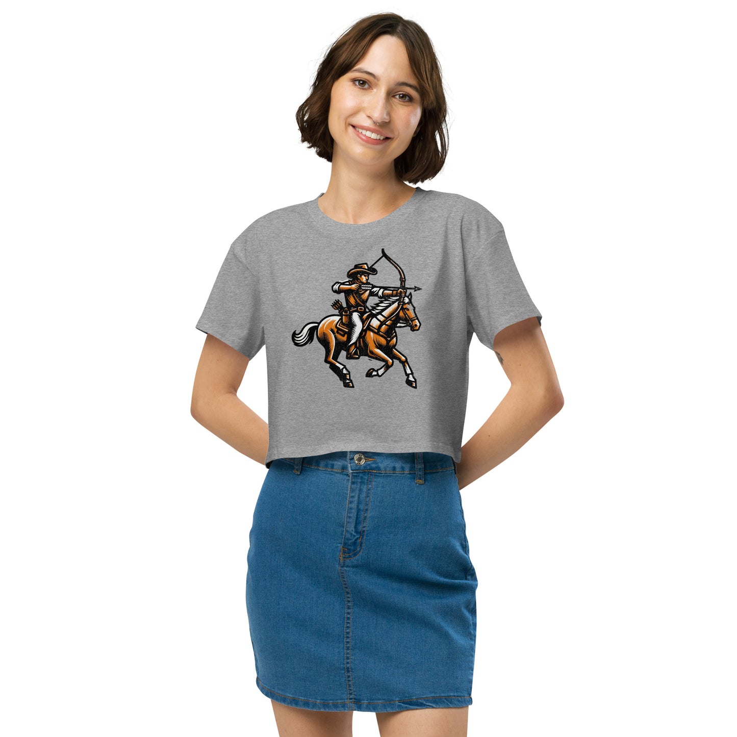 Cowboy Archer Women’s Crop Top