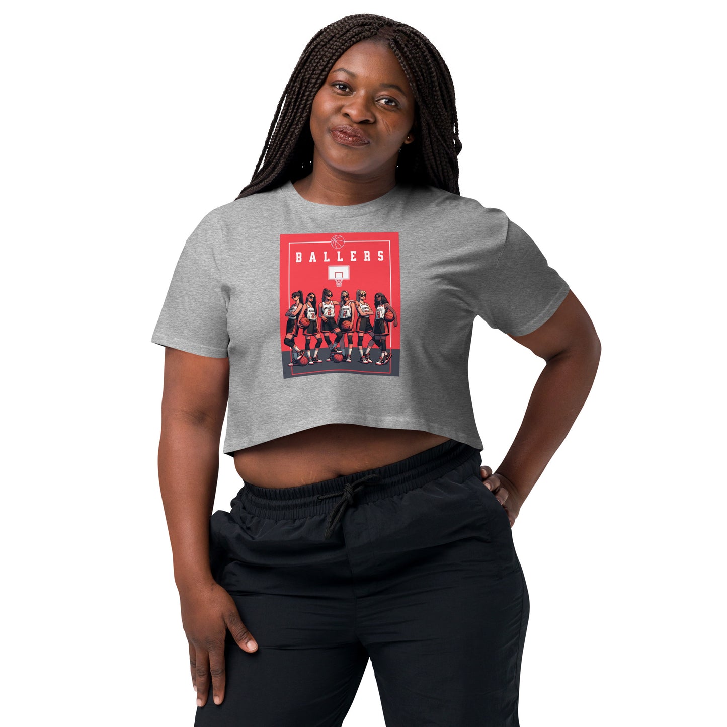 Basketball Ballers Women’s Crop Top