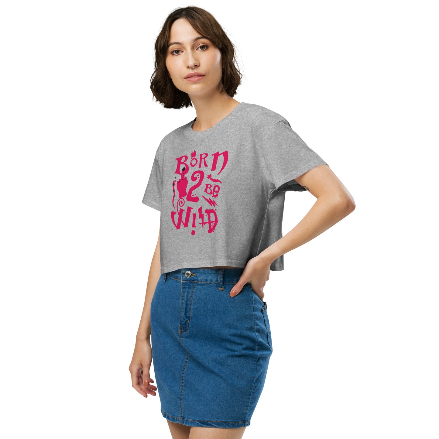 Born to Be Wild Women’s Crop Top