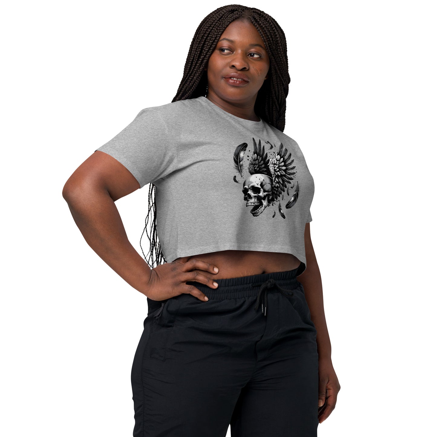 Flying Skull Women’s Crop Top