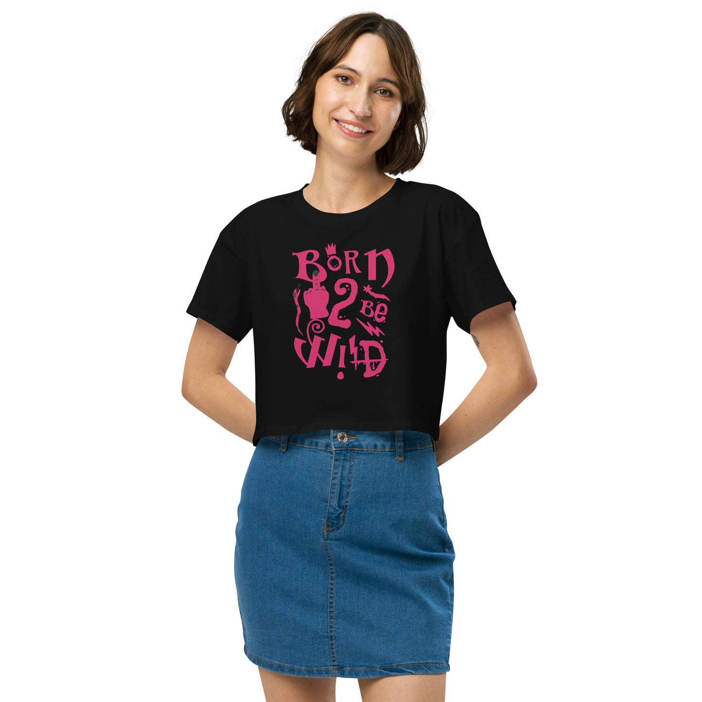 Born to Be Wild Women’s Crop Top