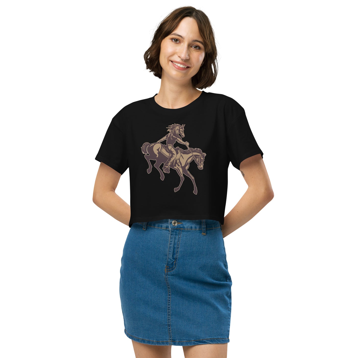 Horse-Man Women’s Crop Top