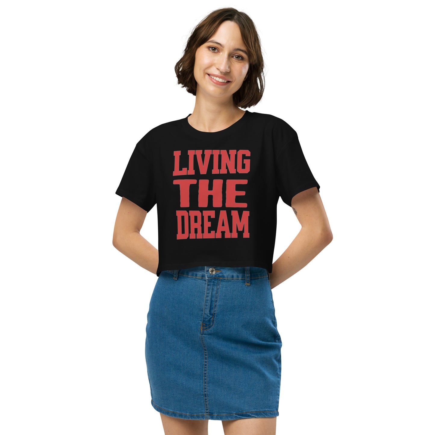 Living the Dream Women’s Crop Top