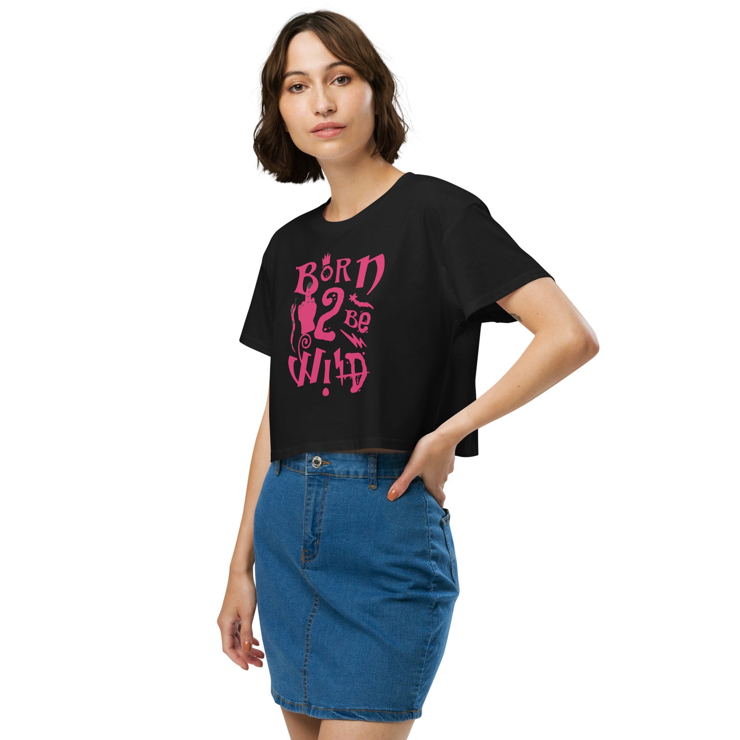 Born to Be Wild Women’s Crop Top