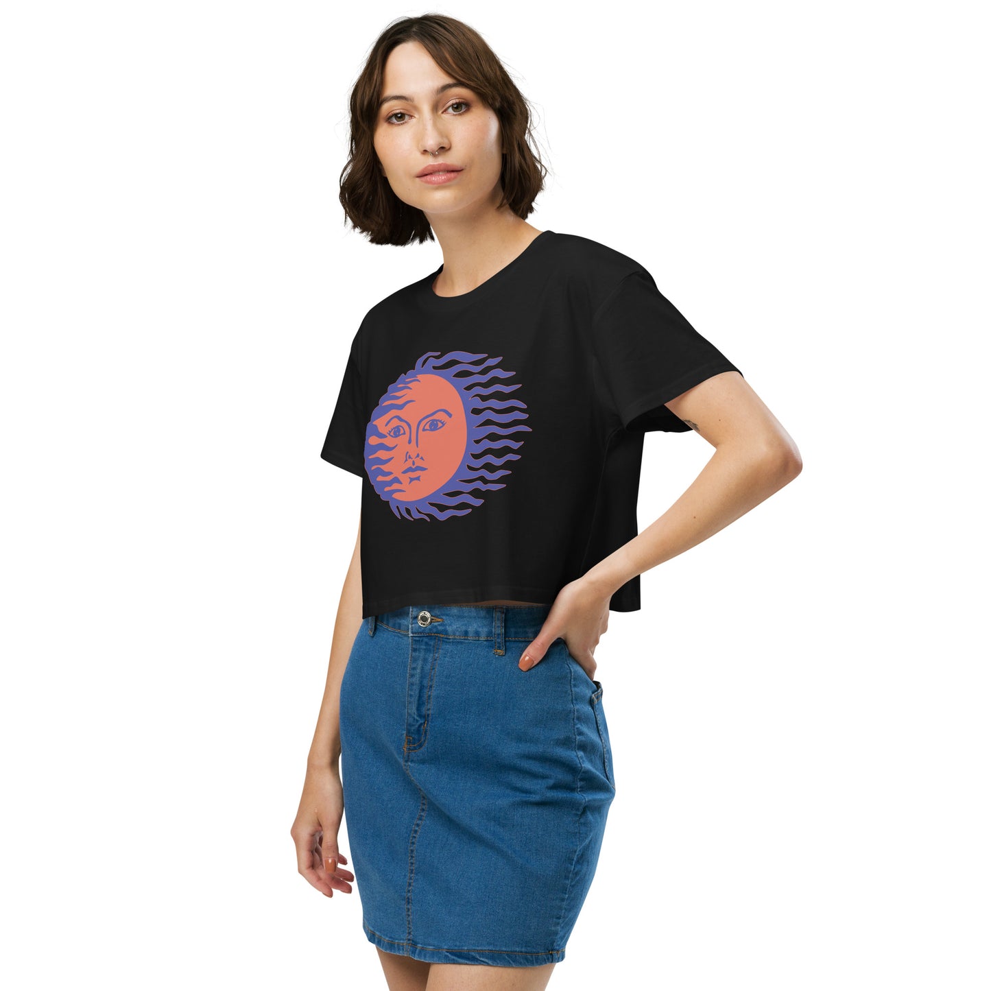 Fireball Sun Women’s Crop Top