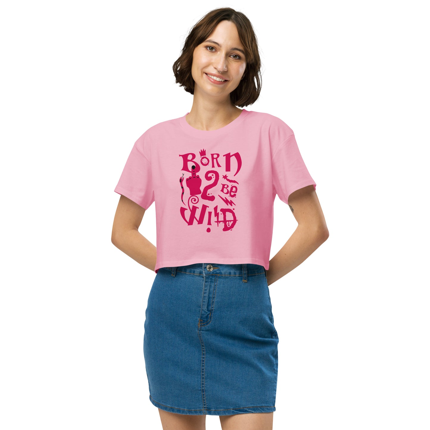 Born to Be Wild Women’s Crop Top