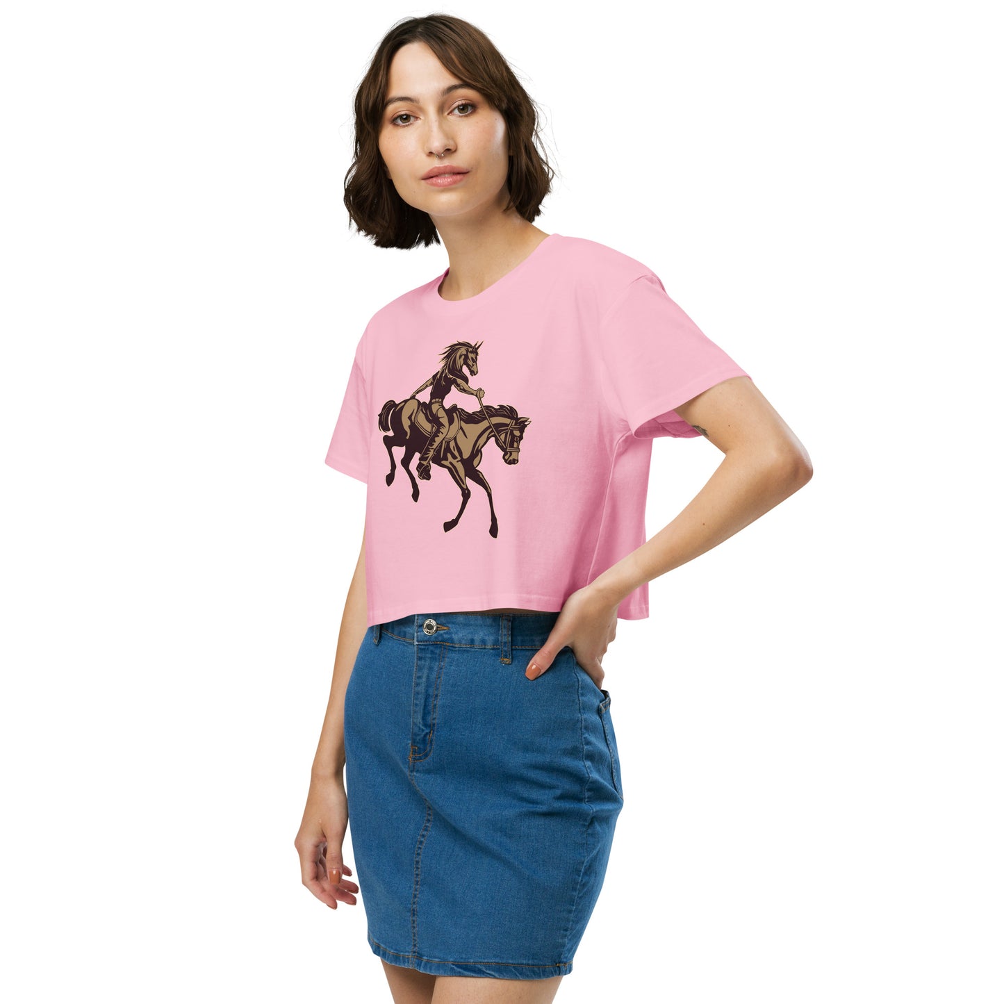 Horse-Man Women’s Crop Top