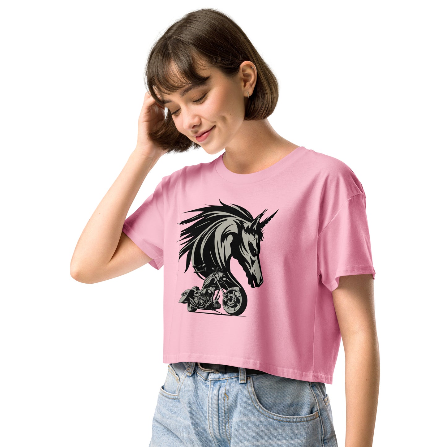 Spirit of a Steel Horse Women’s Crop Top