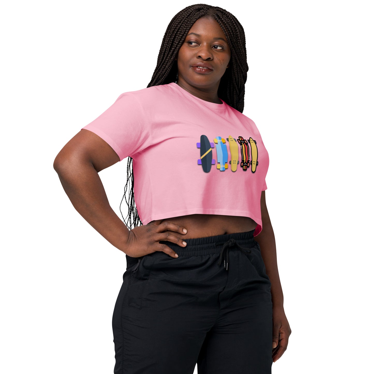 Skateboard Decks Women’s Crop Top