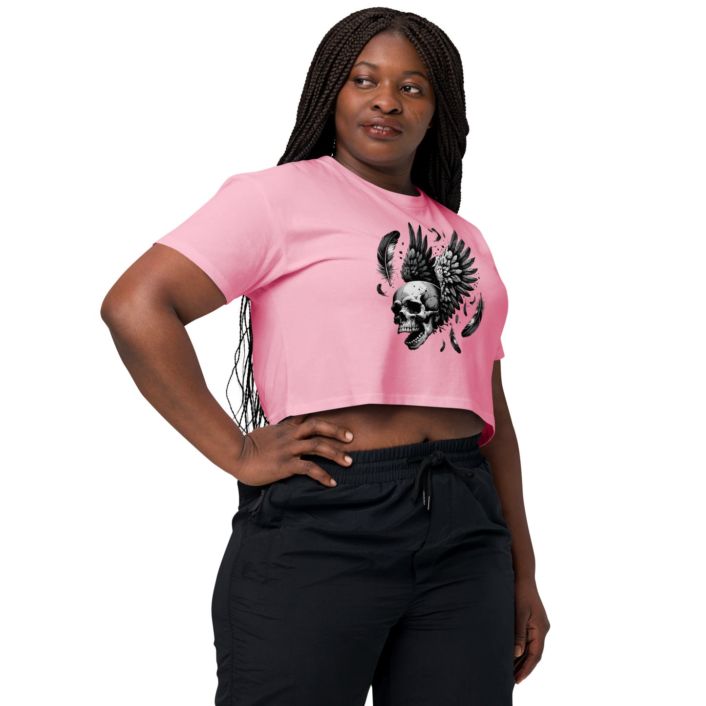 Flying Skull Women’s Crop Top