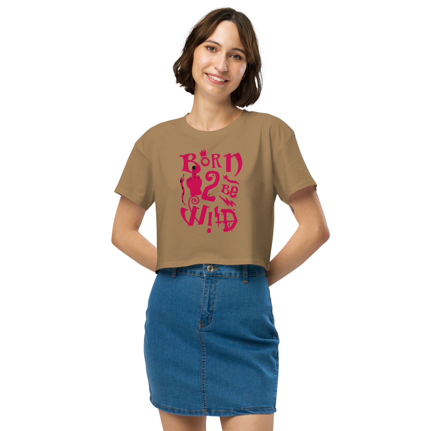 Born to Be Wild Women’s Crop Top