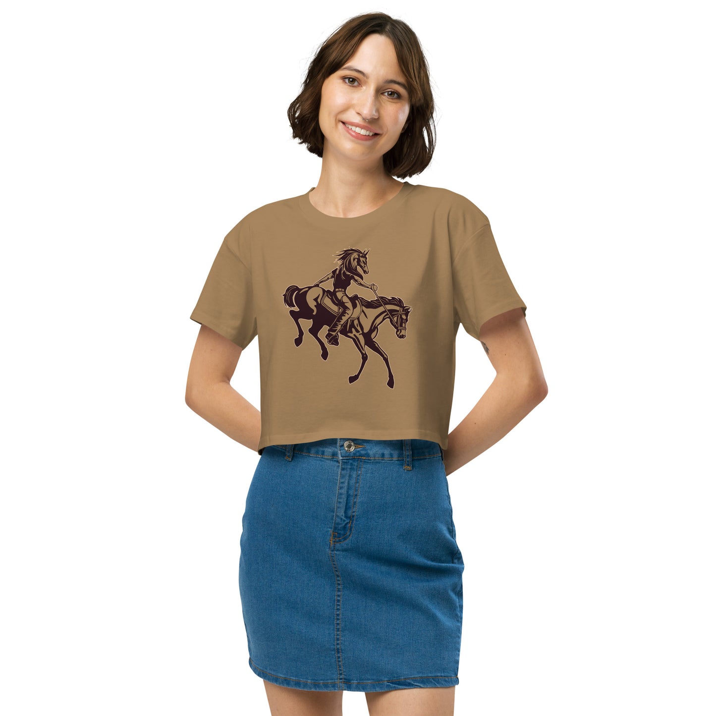 Horse-Man Women’s Crop Top