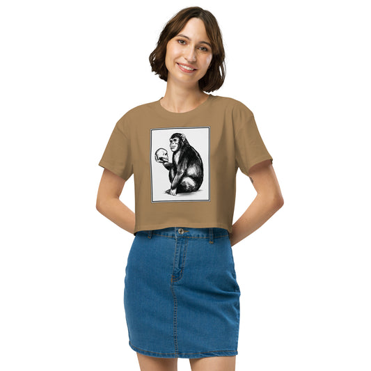 Chimp Thinker Women’s Crop Top