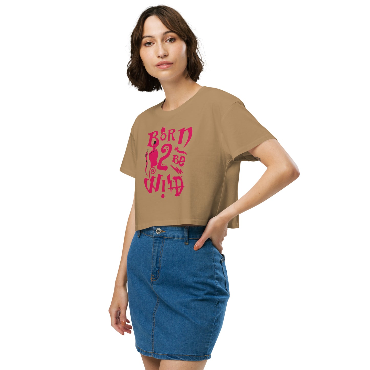 Born to Be Wild Women’s Crop Top