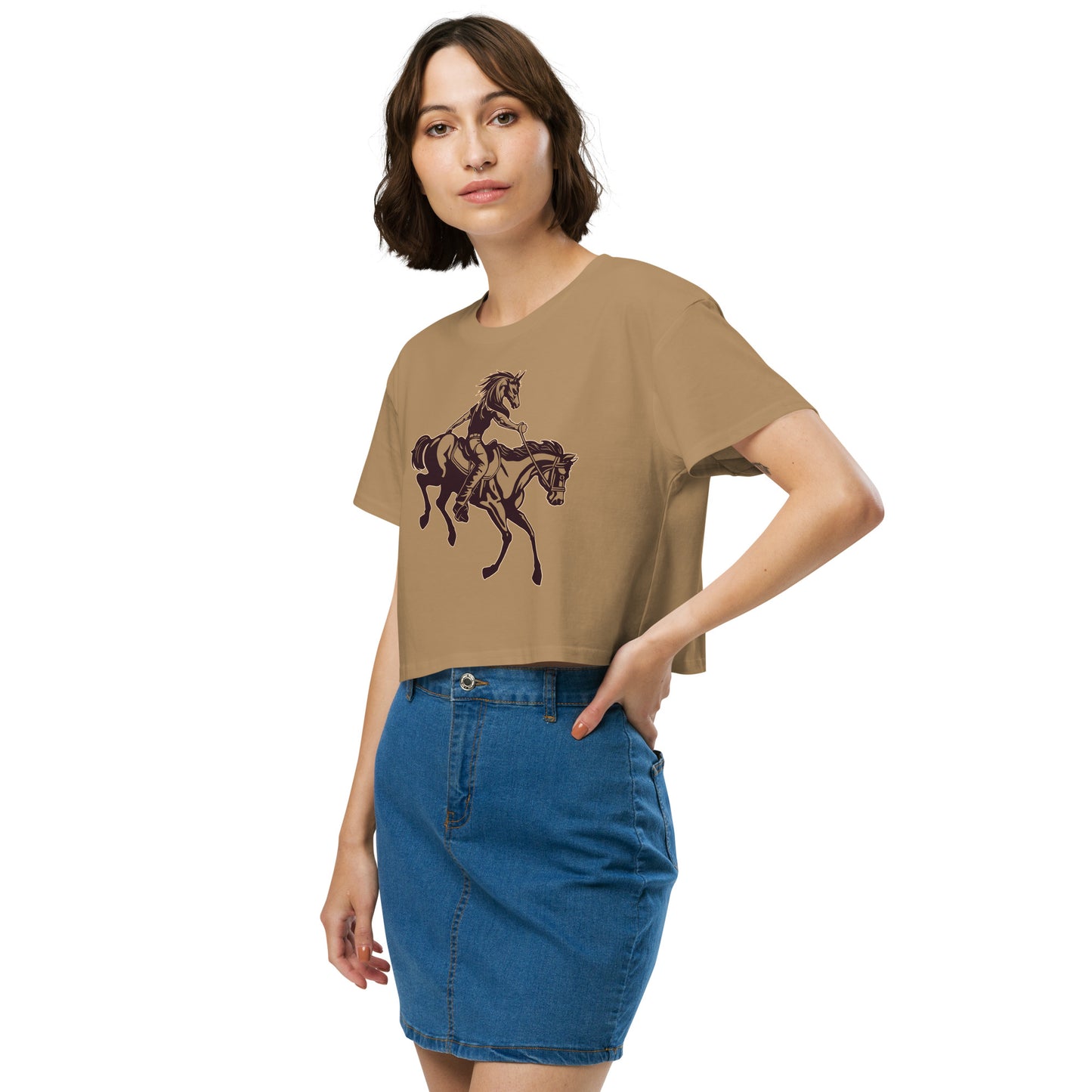 Horse-Man Women’s Crop Top