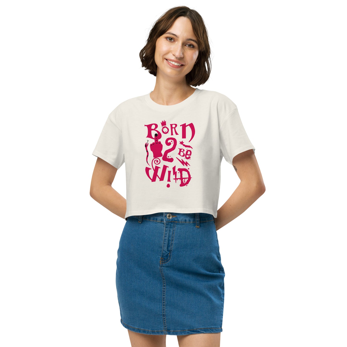 Born to Be Wild Women’s Crop Top