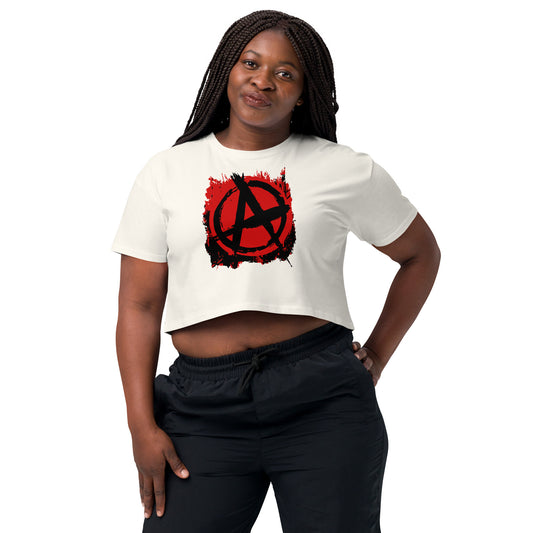 Anarchy Graffiti Women’s Crop Top