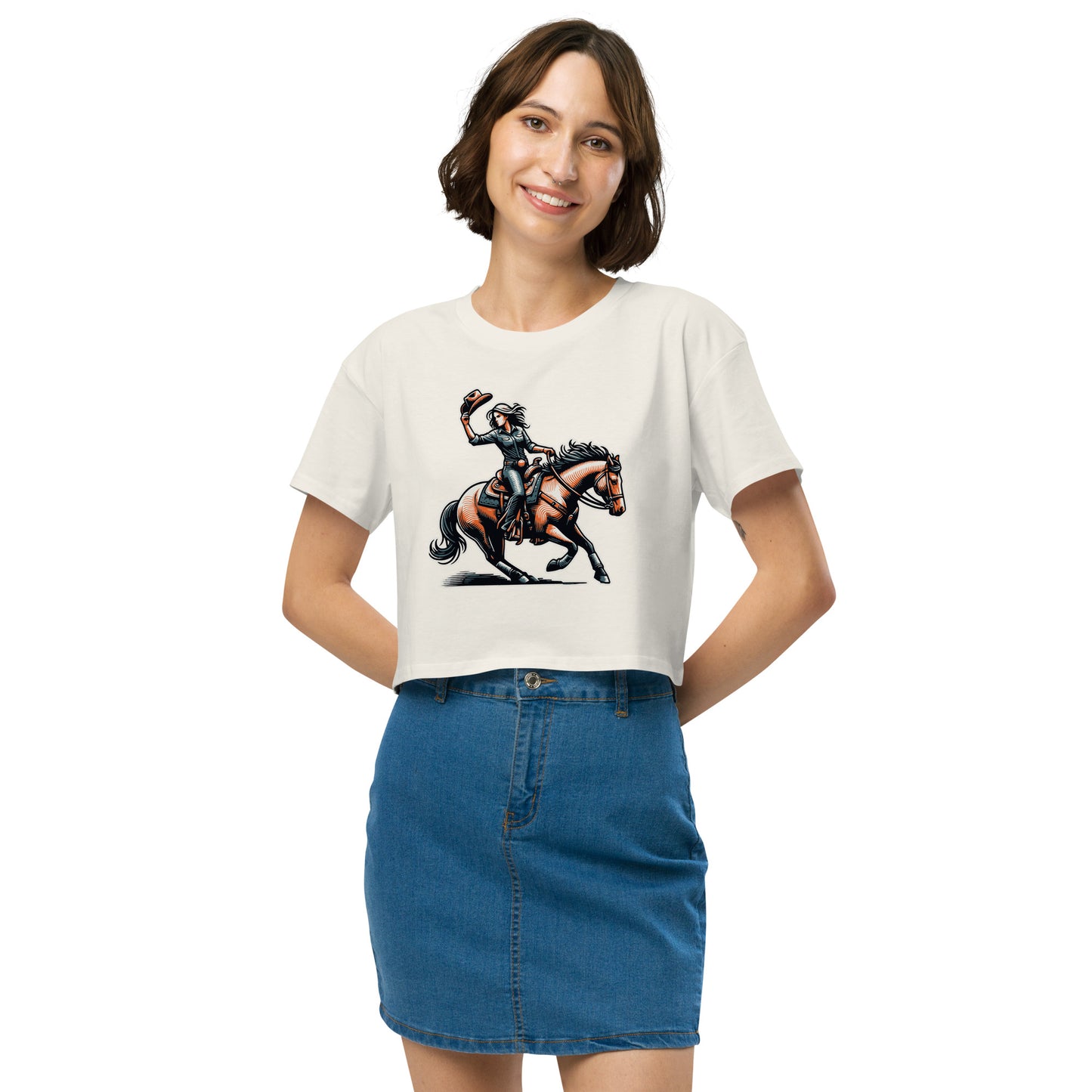 Cowgirl Yeehaw! Women’s Crop Top