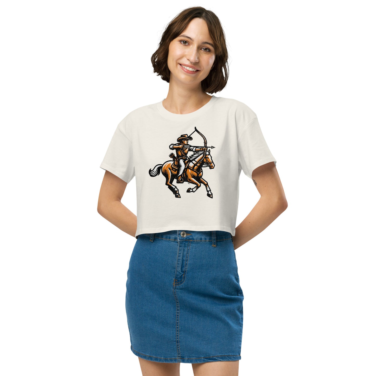 Cowboy Archer Women’s Crop Top