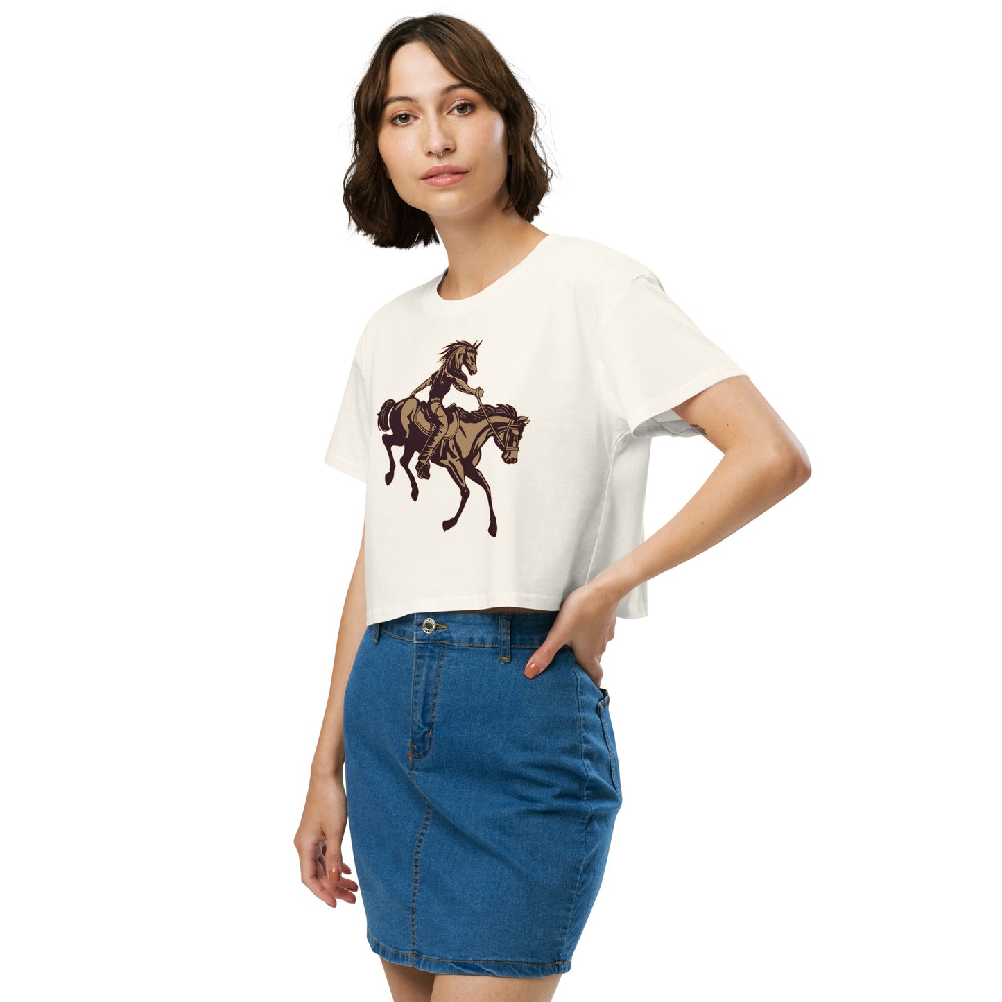 Horse-Man Women’s Crop Top