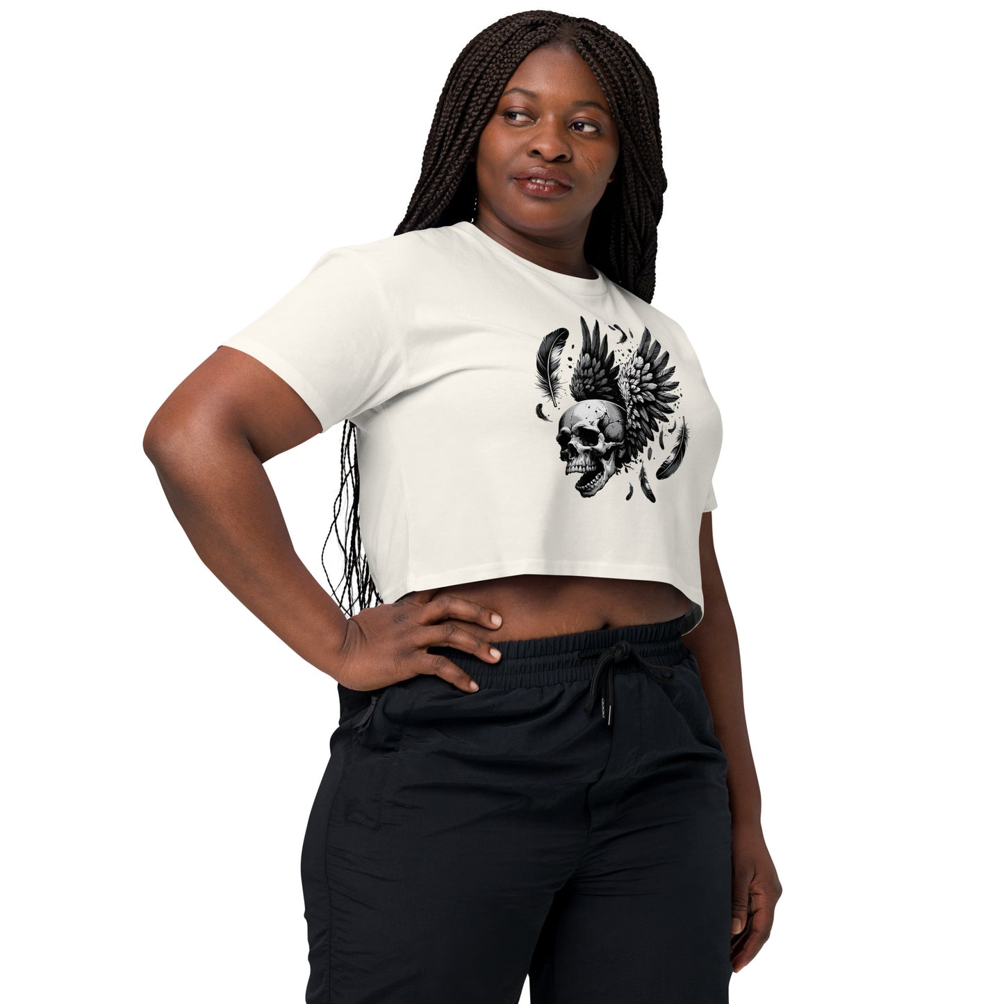 Flying Skull Women’s Crop Top