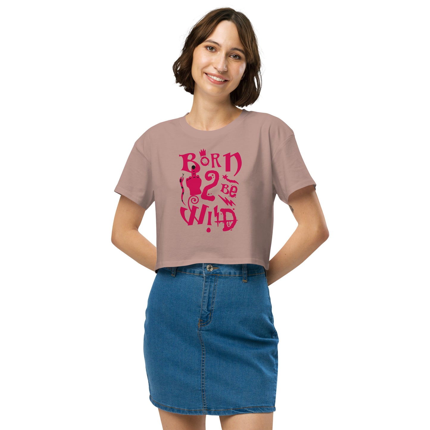 Born to Be Wild Women’s Crop Top