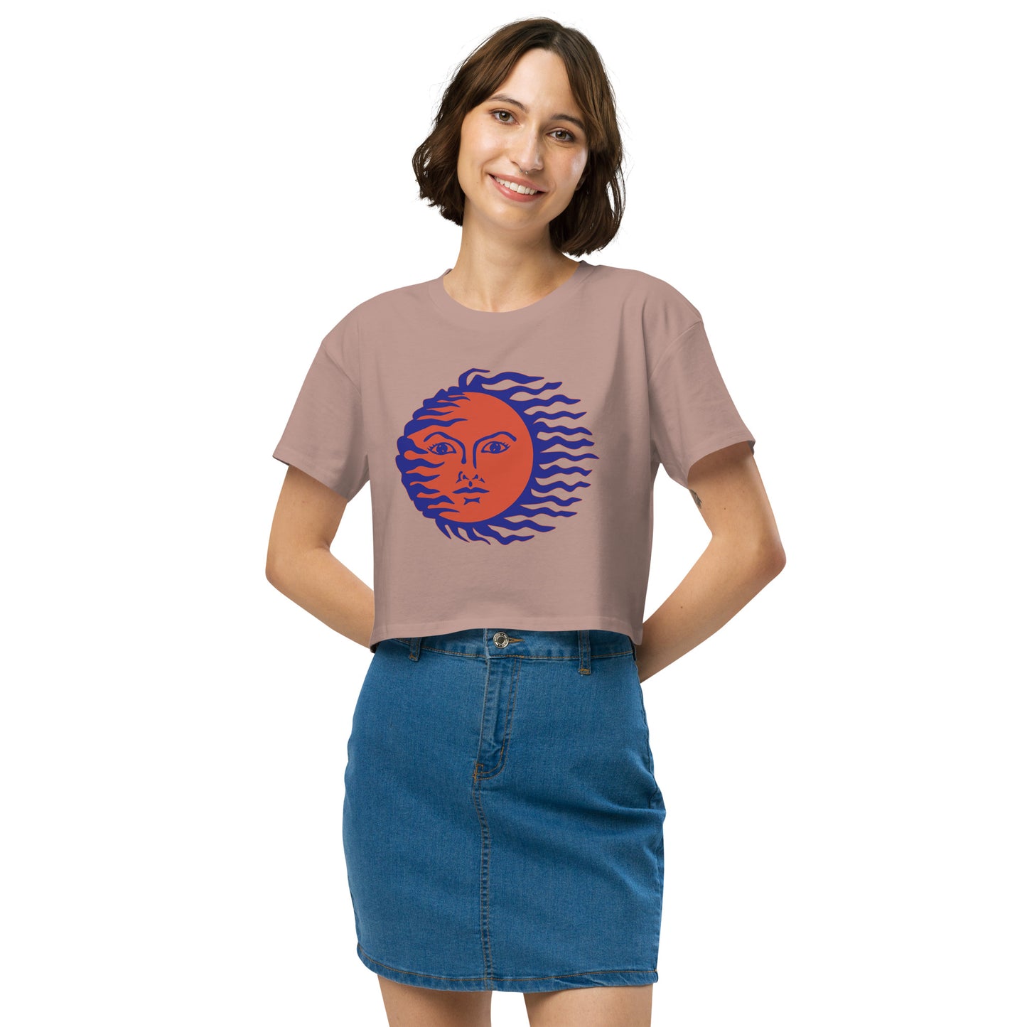 Fireball Sun Women’s Crop Top