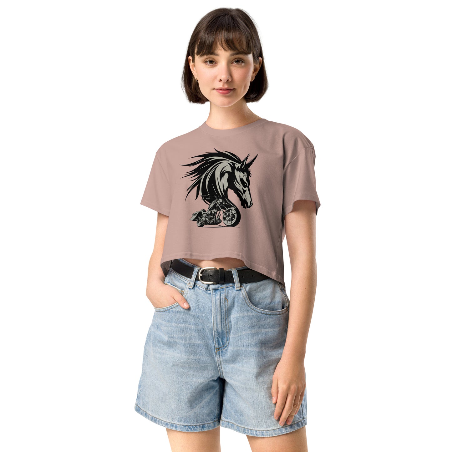 Spirit of a Steel Horse Women’s Crop Top