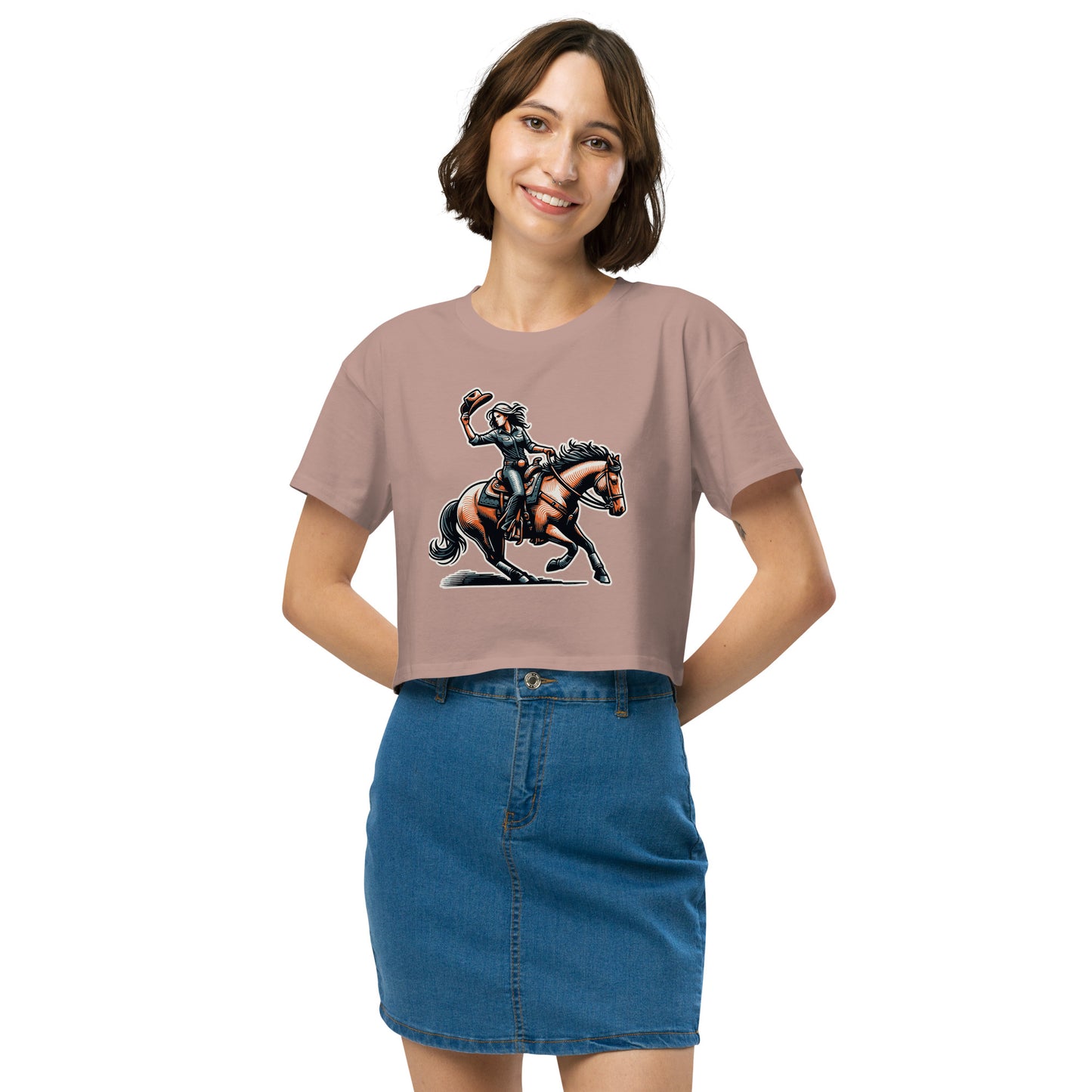 Cowgirl Yeehaw! Women’s Crop Top