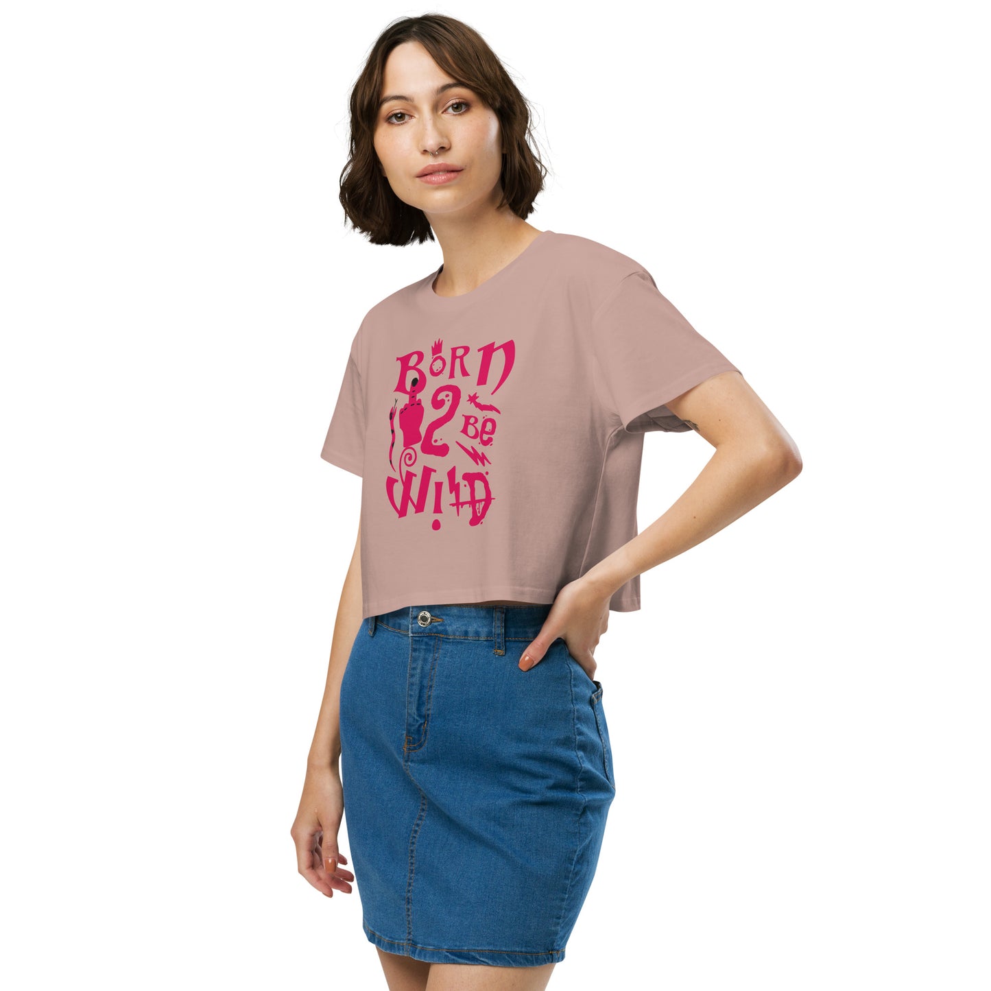 Born to Be Wild Women’s Crop Top