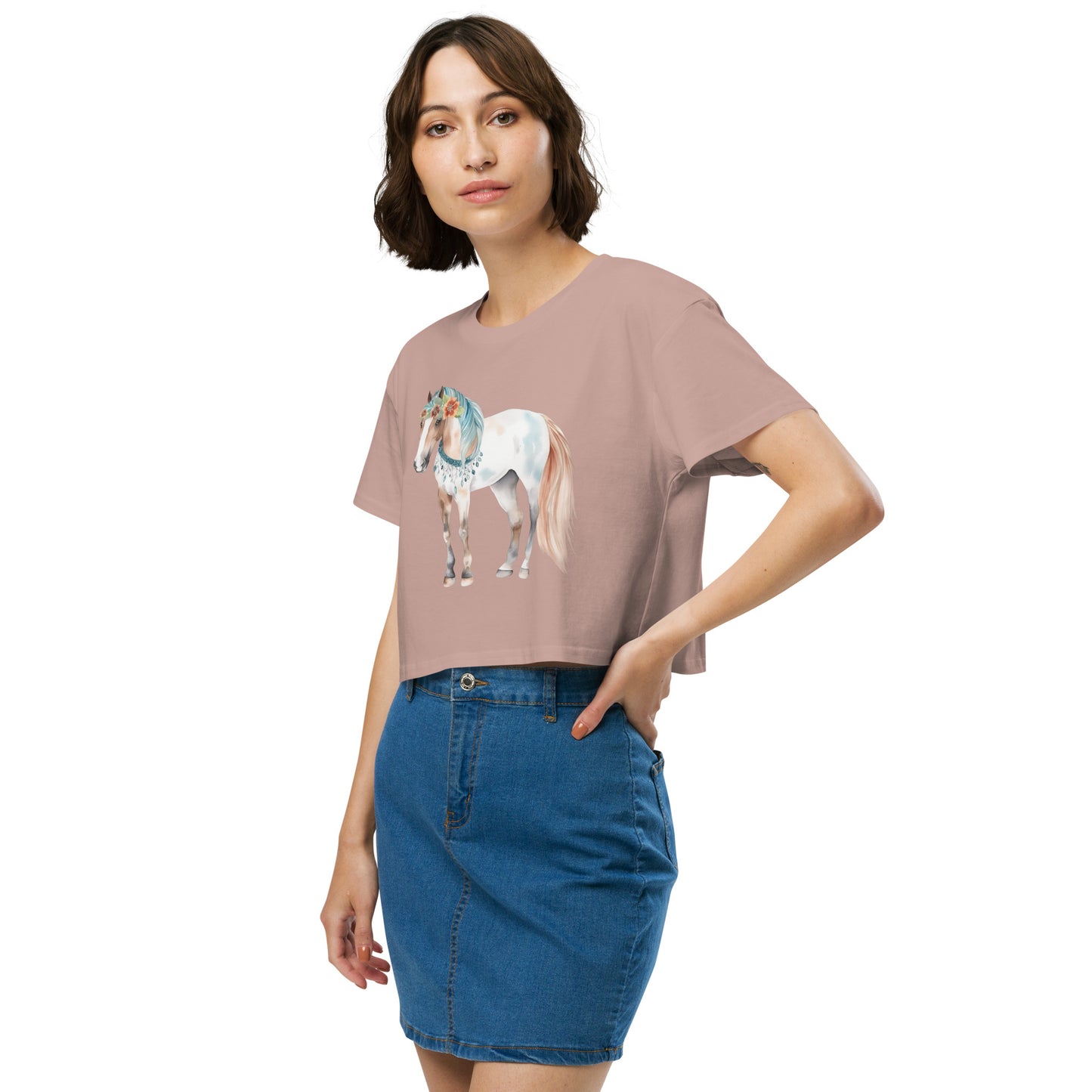 Storybook Horse Women’s Crop Top