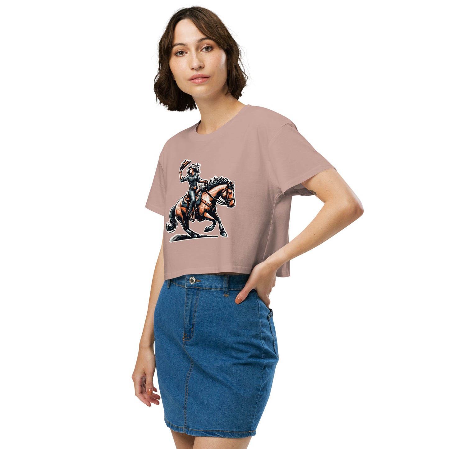 Cowgirl Yeehaw! Women’s Crop Top