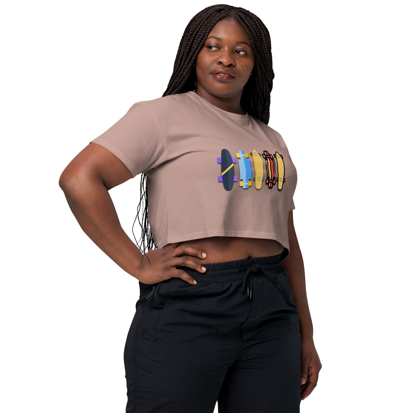 Skateboard Decks Women’s Crop Top