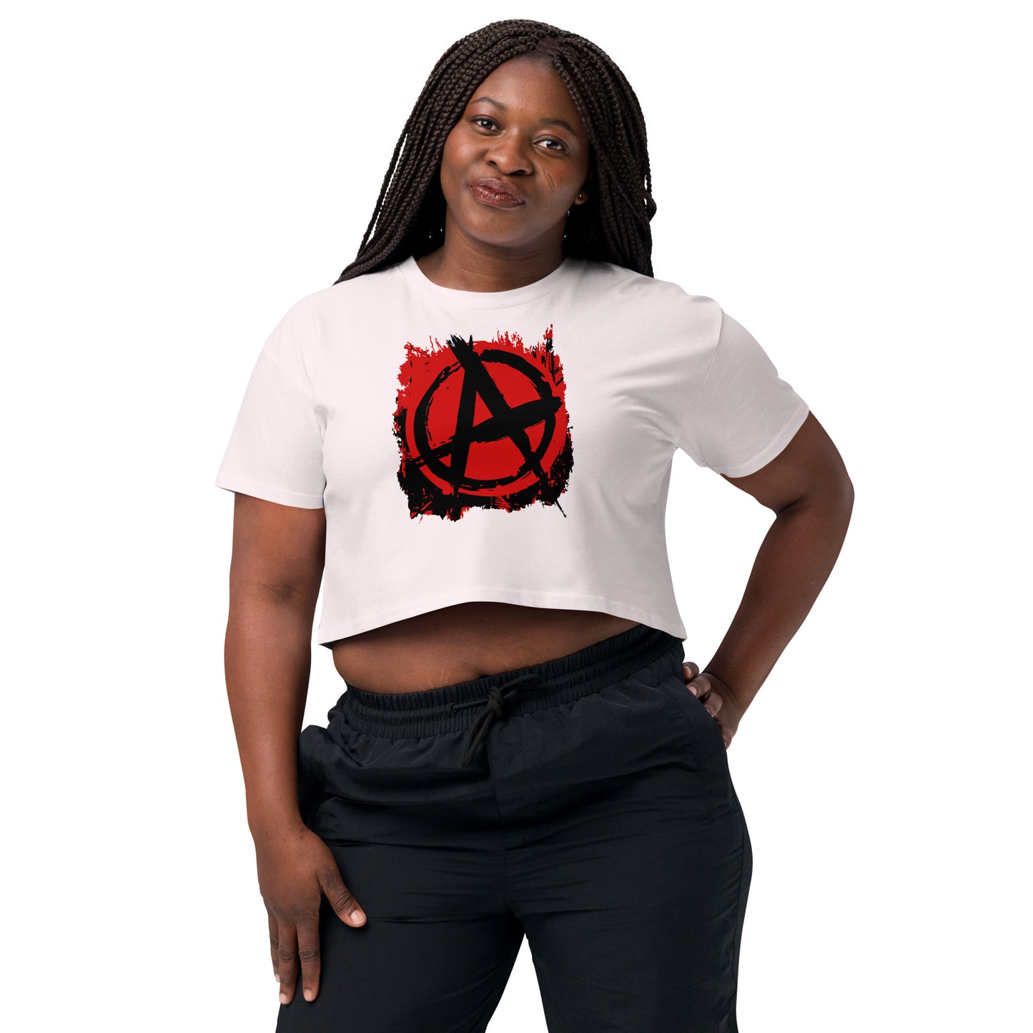 Anarchy Graffiti Women’s Crop Top