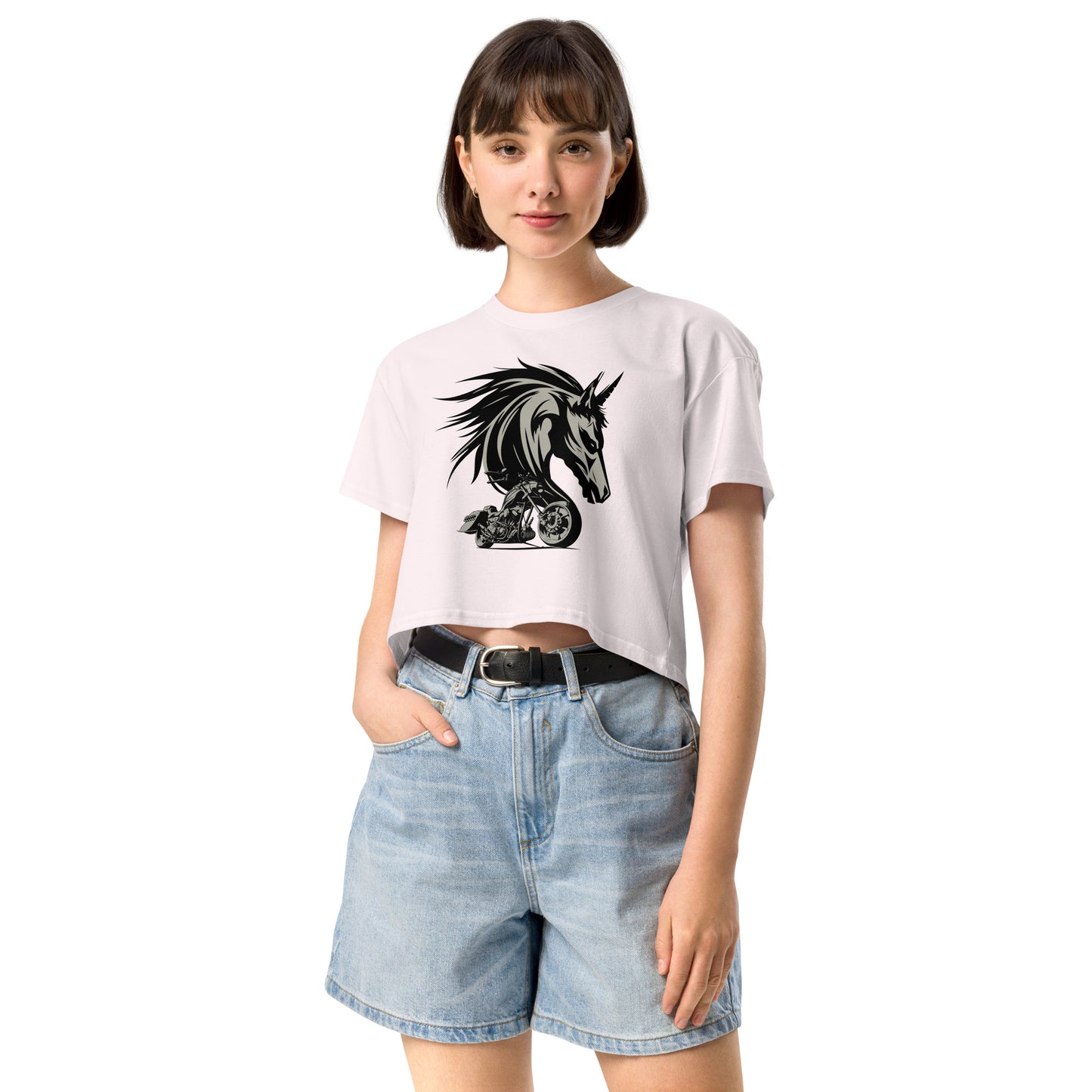 Spirit of a Steel Horse Women’s Crop Top