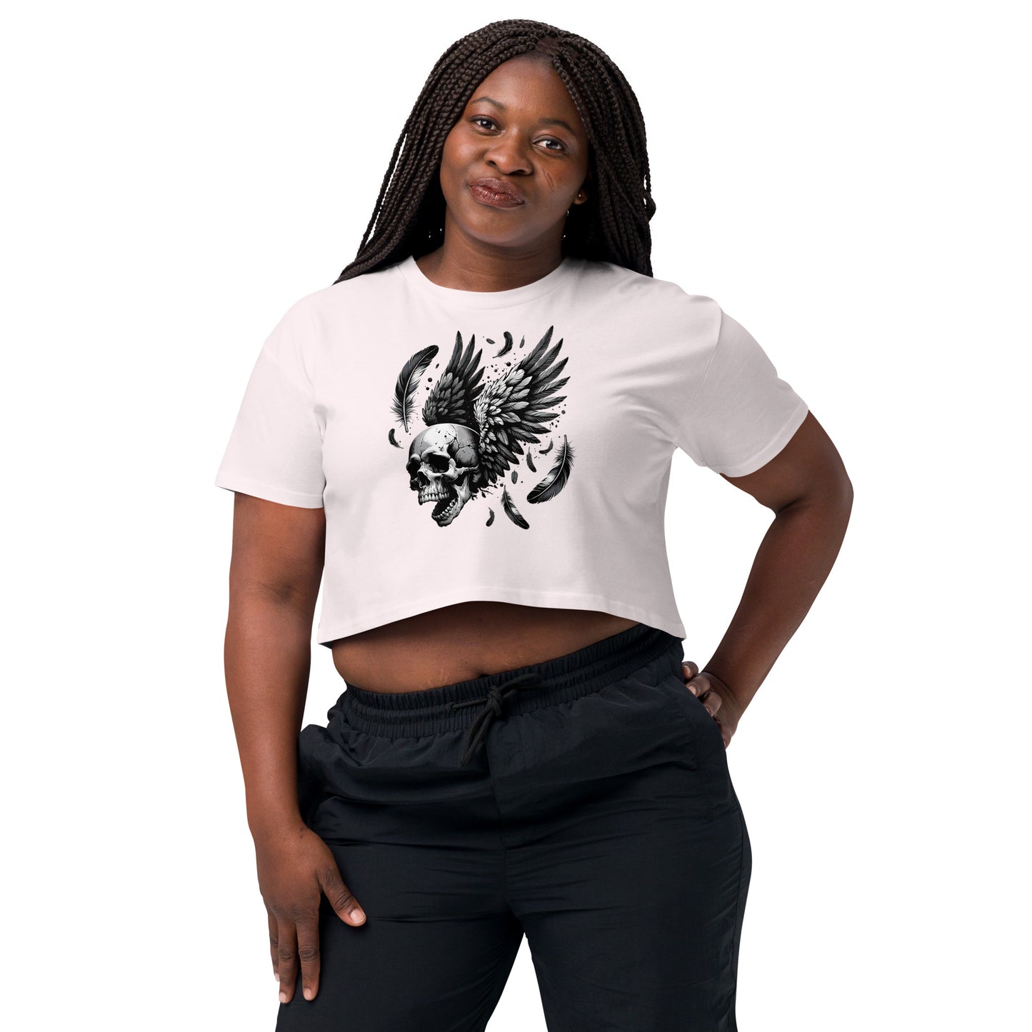 Flying Skull Women’s Crop Top