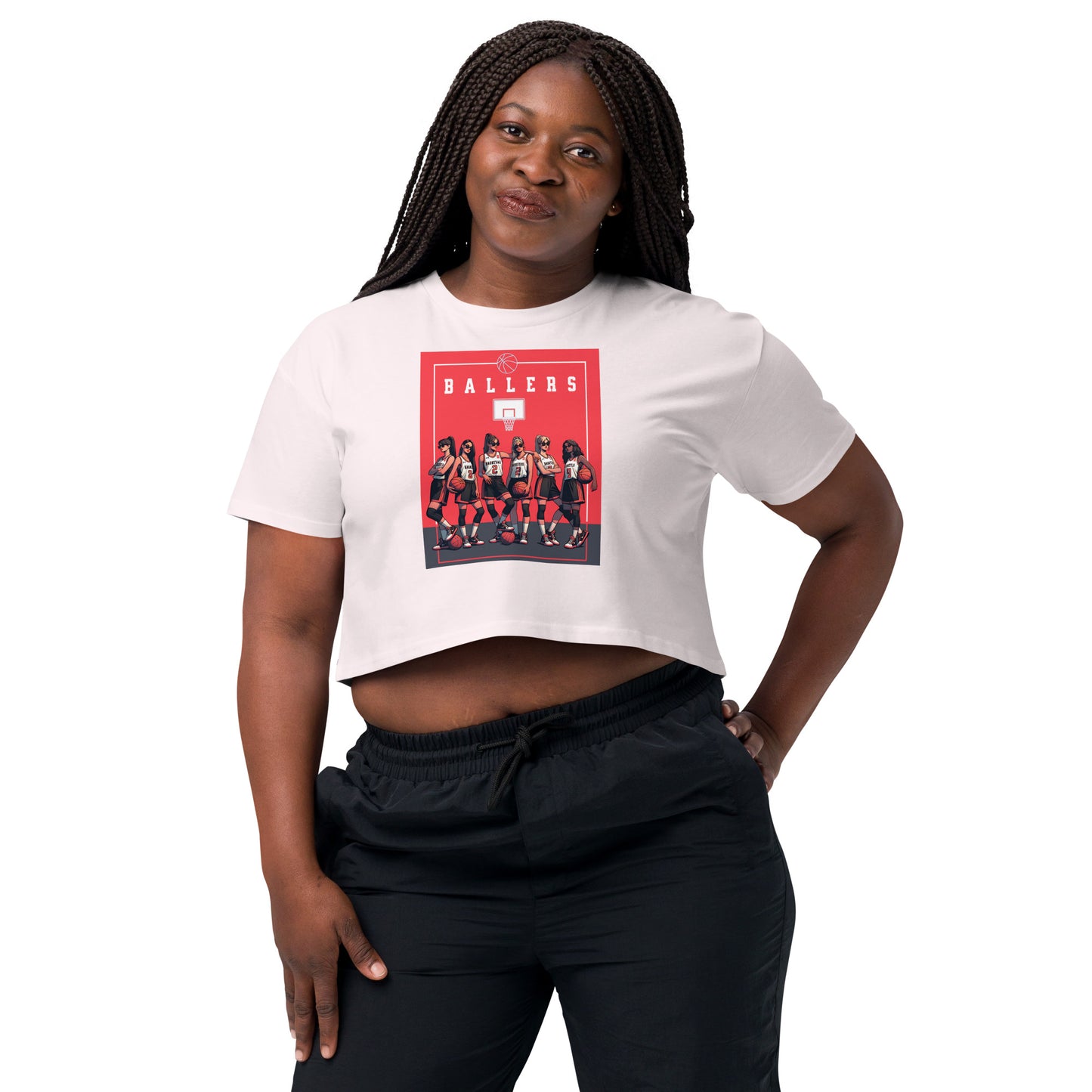 Basketball Ballers Women’s Crop Top