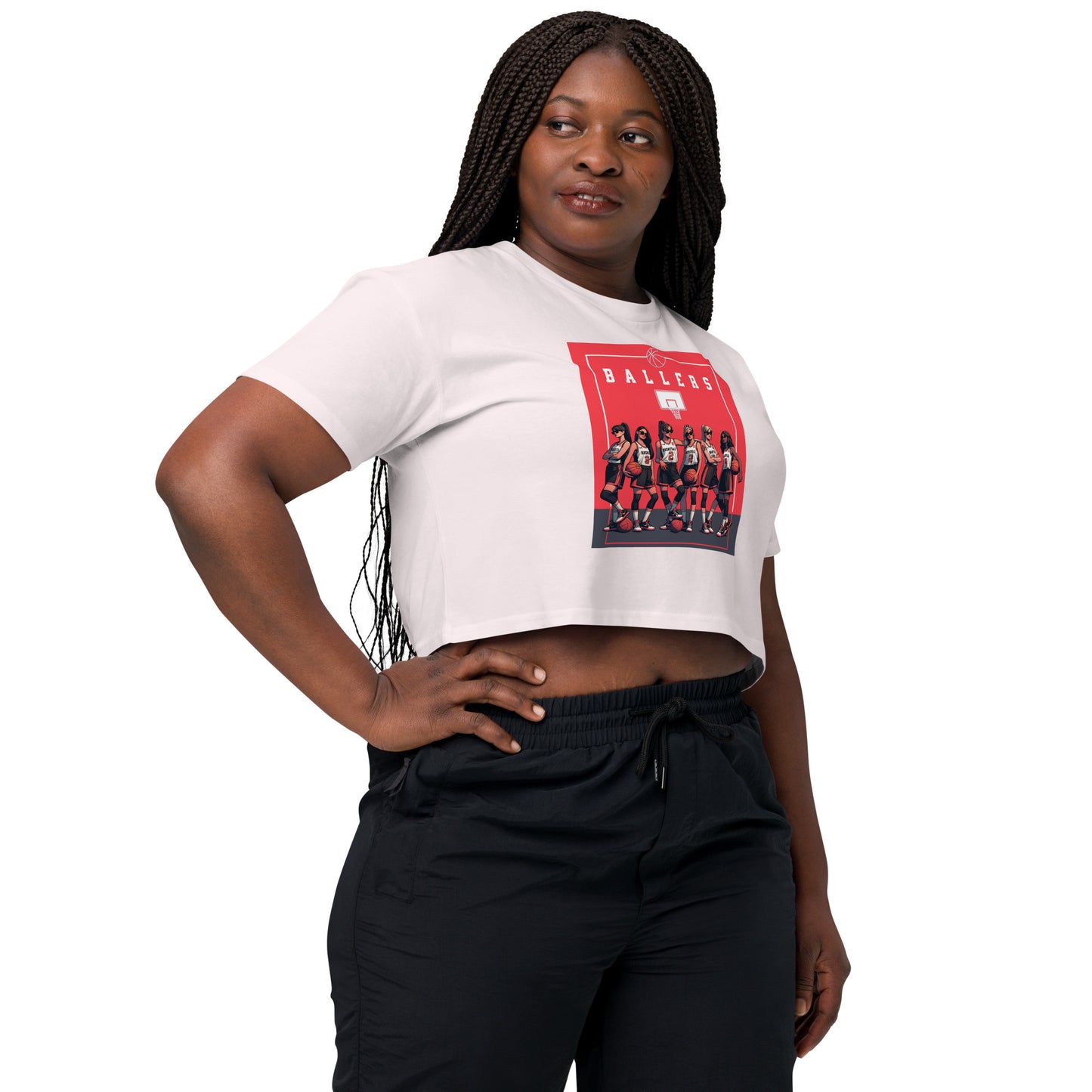 Basketball Ballers Women’s Crop Top