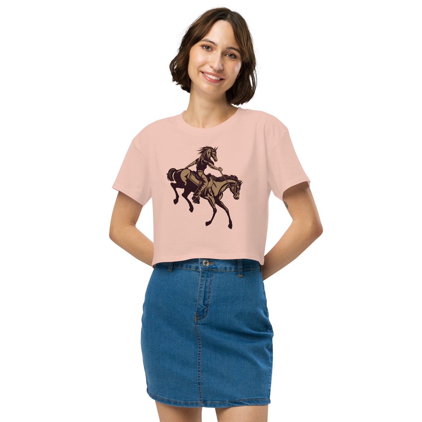 Horse-Man Women’s Crop Top