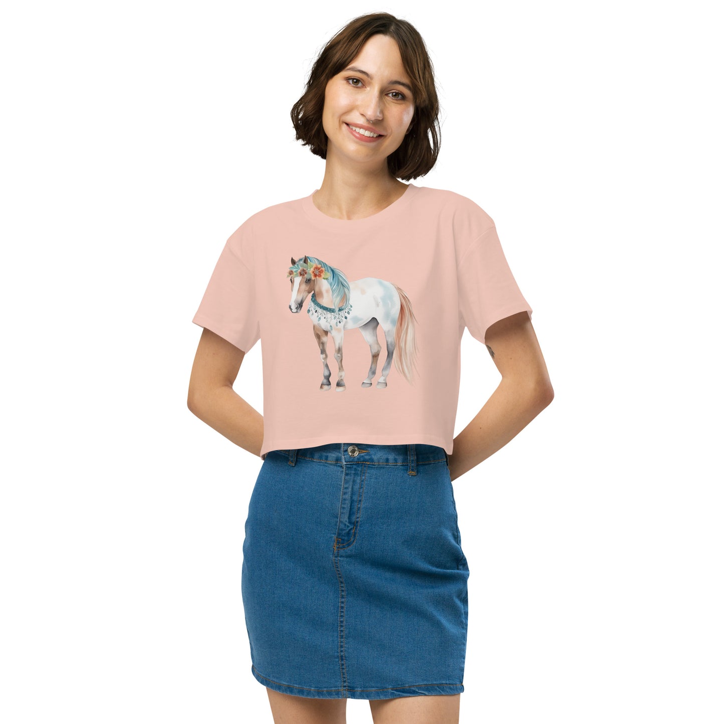 Storybook Horse Women’s Crop Top