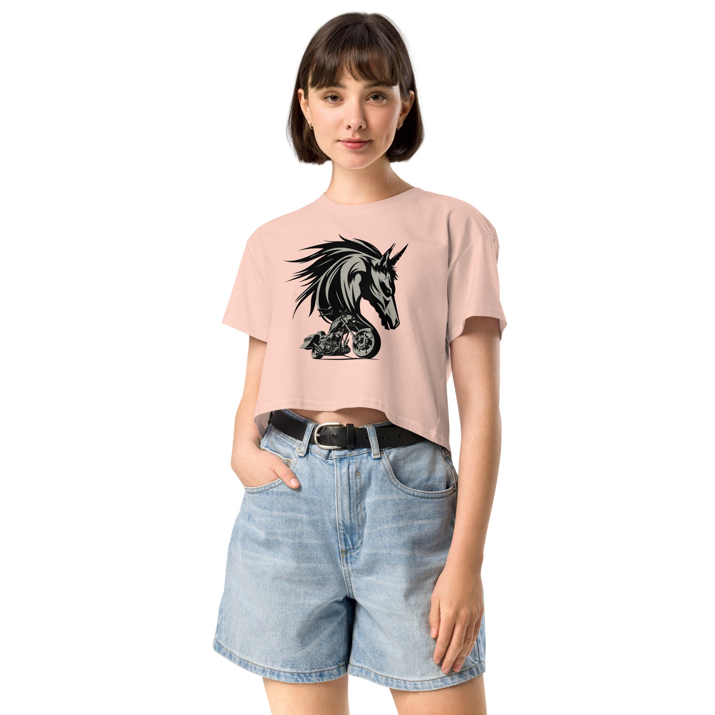 Spirit of a Steel Horse Women’s Crop Top