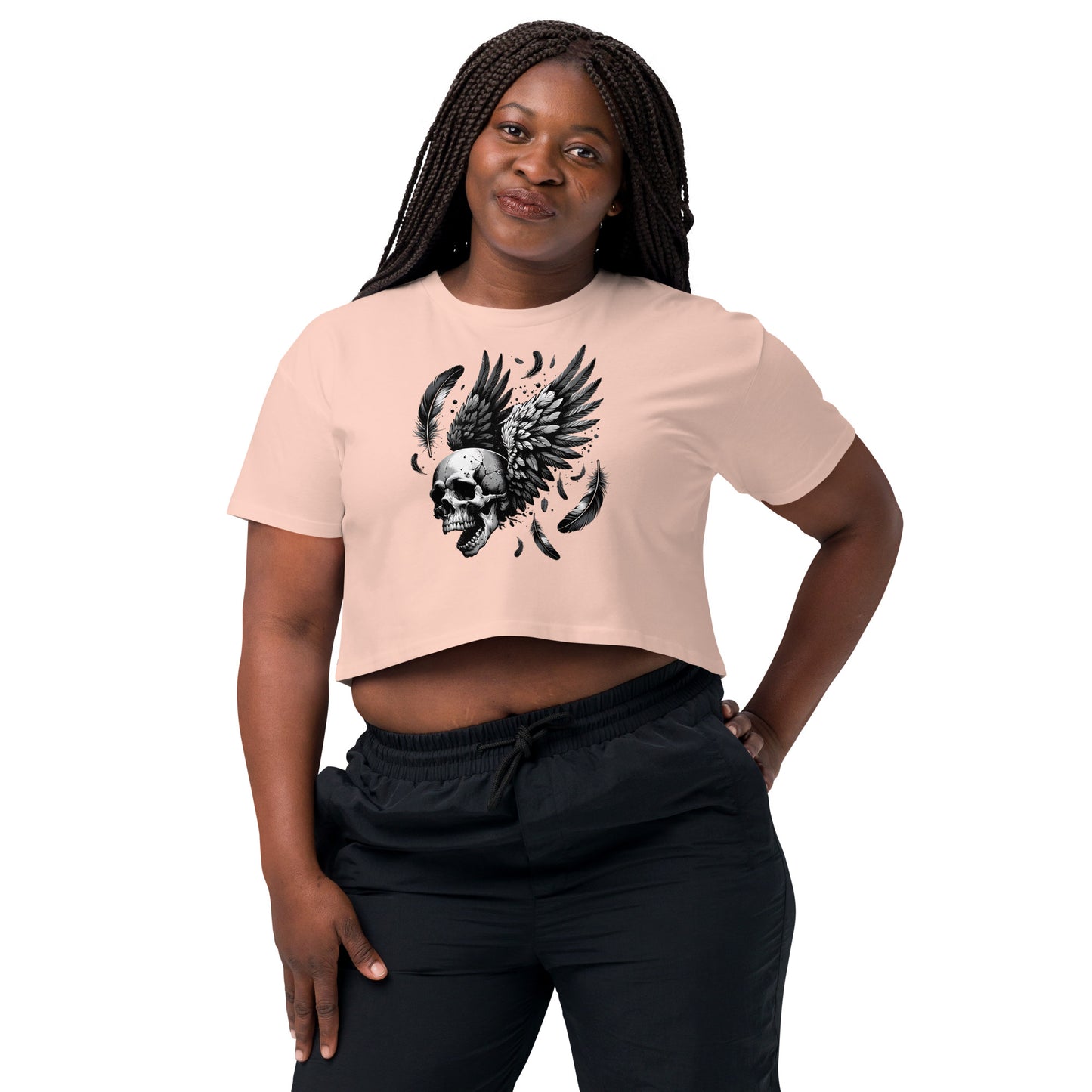 Flying Skull Women’s Crop Top