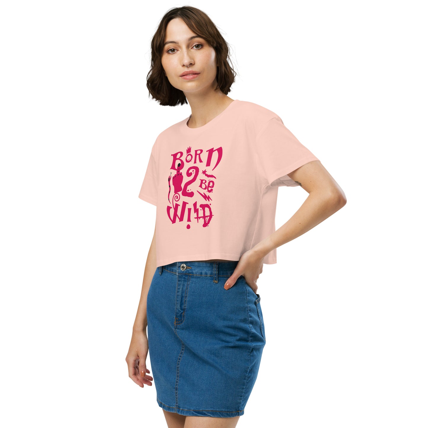 Born to Be Wild Women’s Crop Top