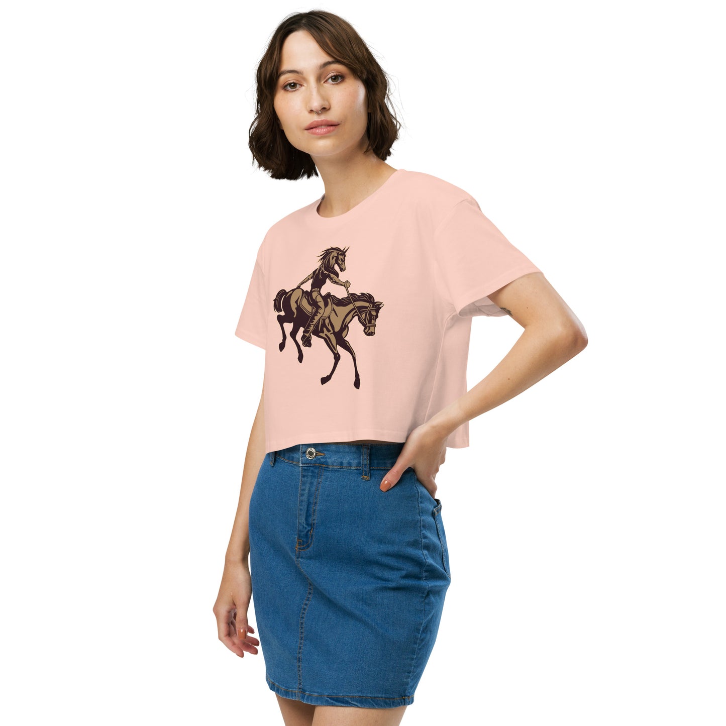 Horse-Man Women’s Crop Top