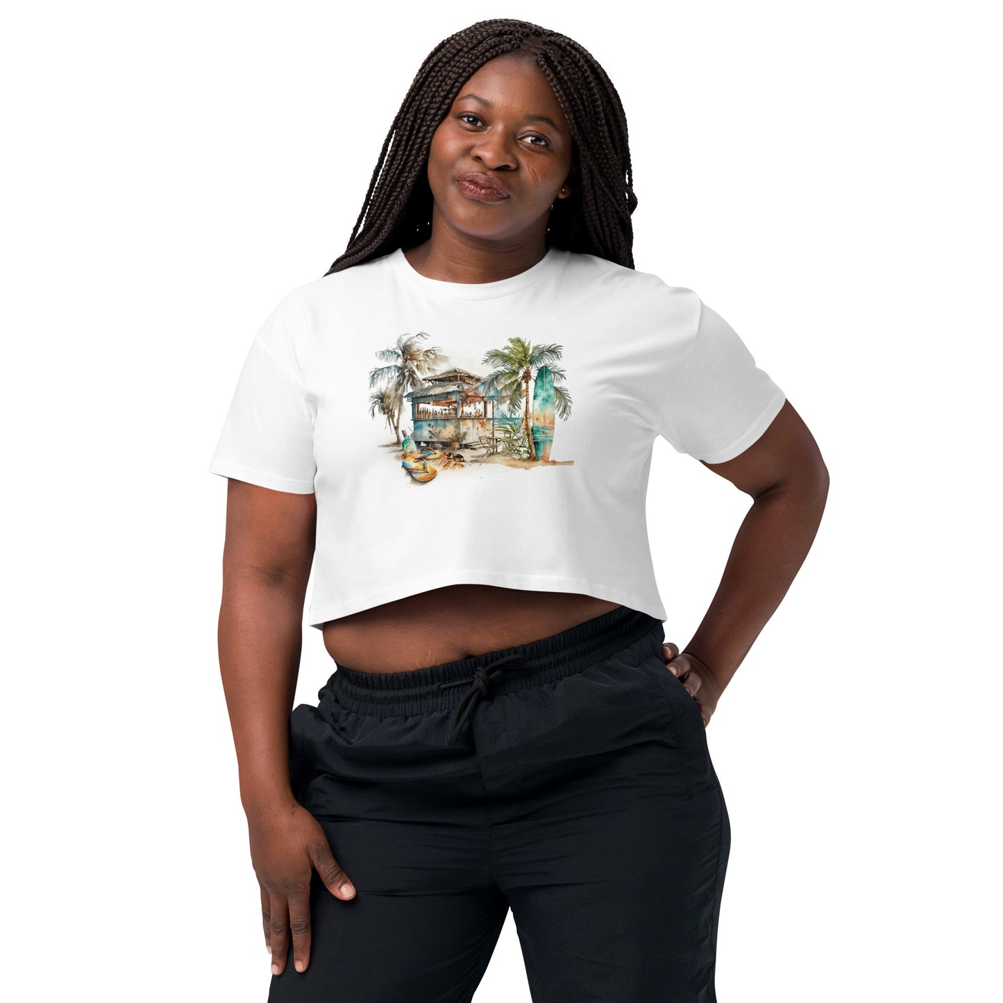 Beach Bar Women’s Crop Top