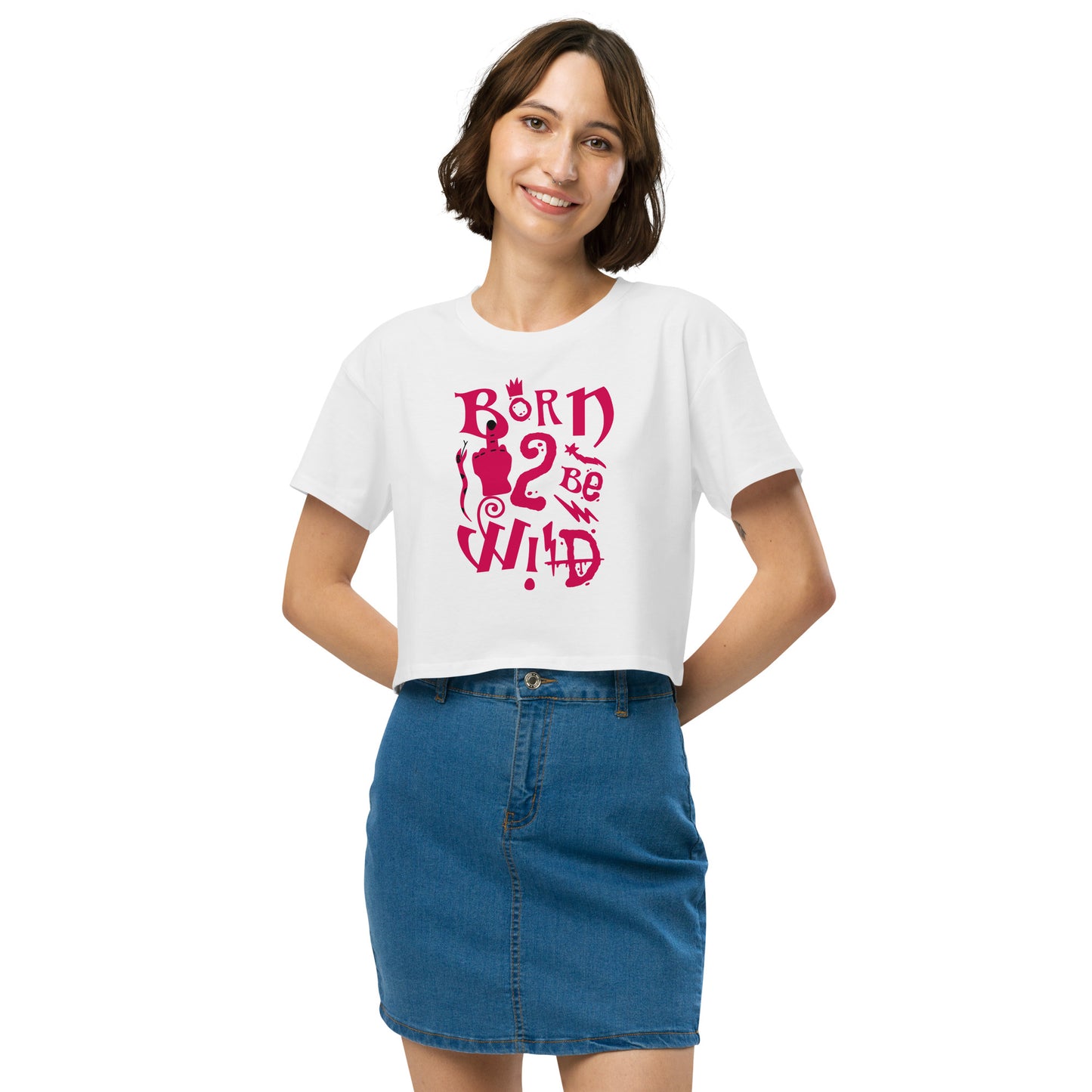 Born to Be Wild Women’s Crop Top